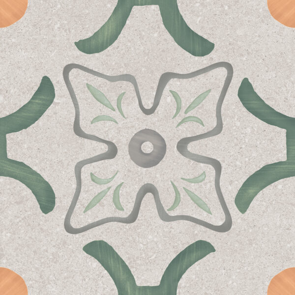 Керамогранит Basaltino White DECOR 4 20x20 MATT