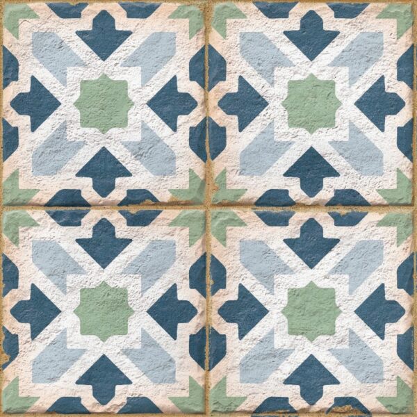 Керамогранит матовый Morocco Cobalt 20x20 MATT