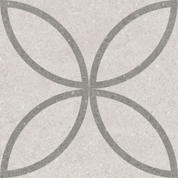 Керамогранит Basaltino White DECOR 2 20x20 MATT