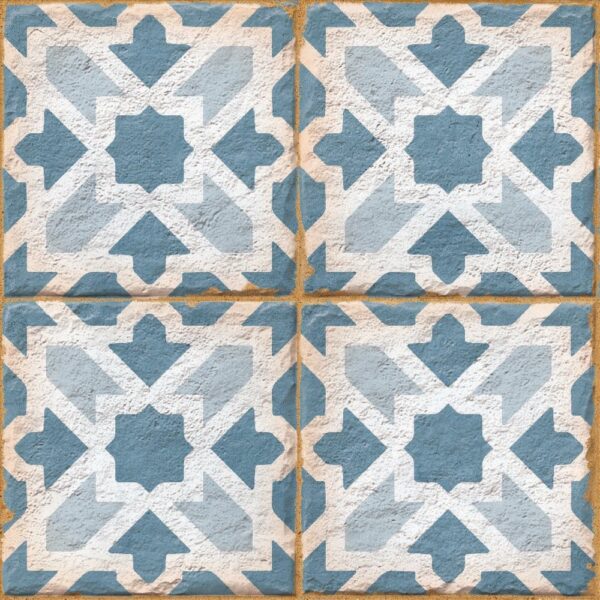 Керамогранит матовый Morocco Azure 20x20 MATT