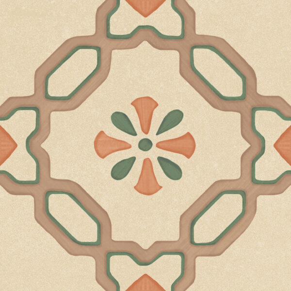 Керамогранит Concret Beige DECOR 1 20x20 MATT