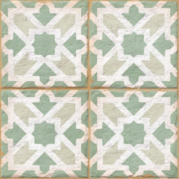 Керамогранит матовый Morocco Mint 20x20 MATT