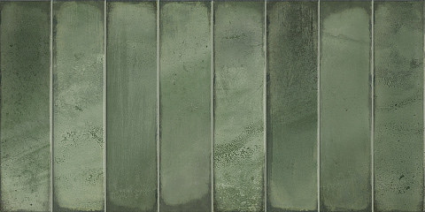 Керамическая плитка Bricks Green 31,5x63 под кабанчик